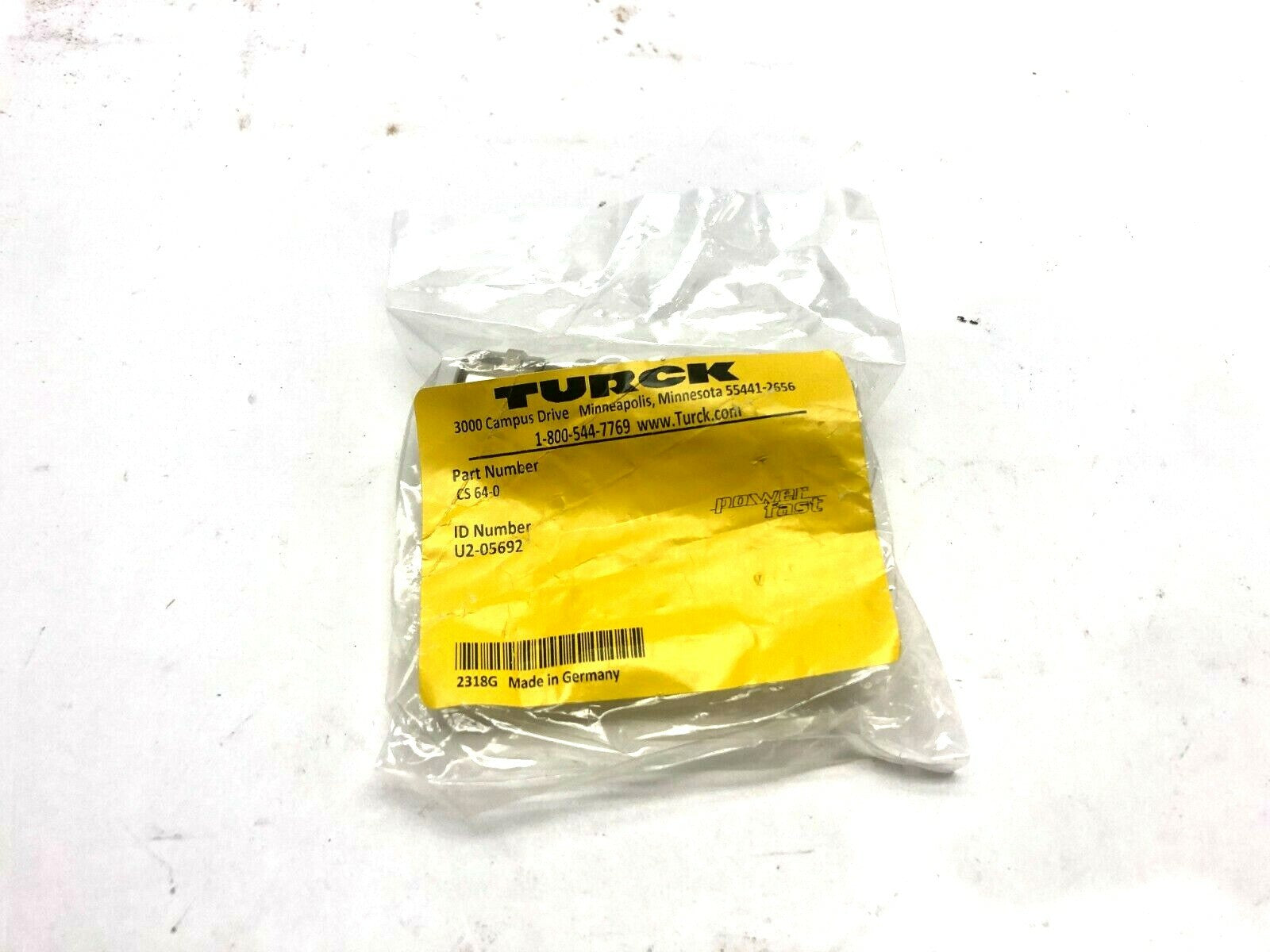 CS 64-0 | Turck Cable Connector 6 Pin M23 20.0A 300V - New - Maverick Industrial Sales