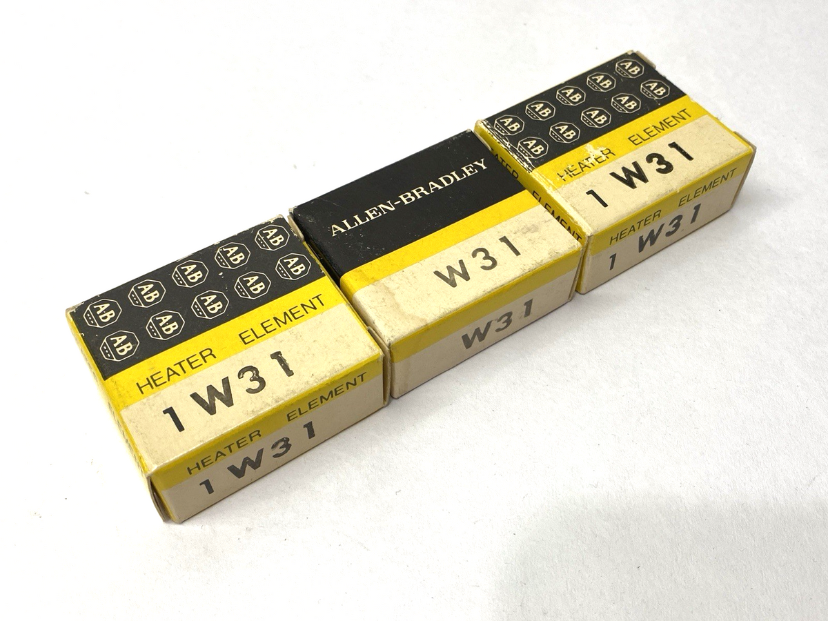 W31 | Allen Bradley Heater Element LOT OF 3 - New - Maverick Industrial Sales