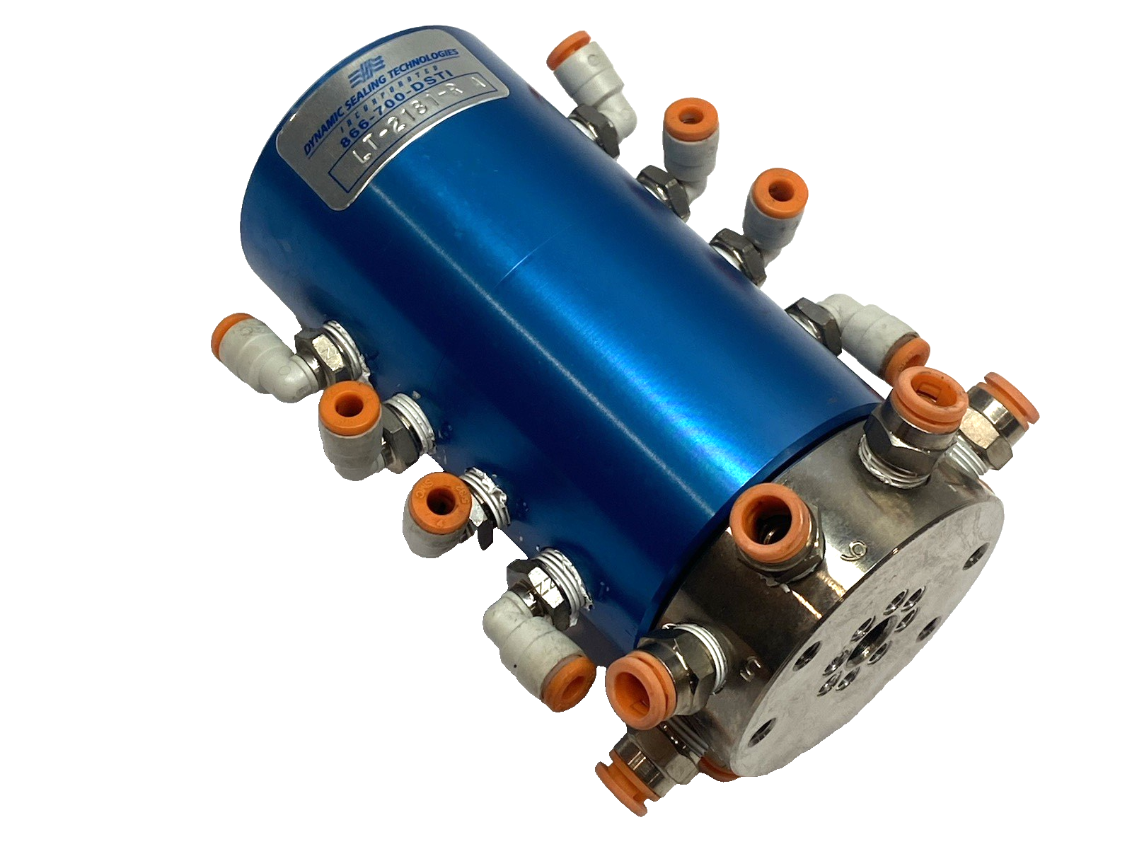 LT-2181-R.A | DSTI 8-Passage Rotary Union Air/Vacuum LT Series 600 PSI- Used - Maverick Industrial Sales
