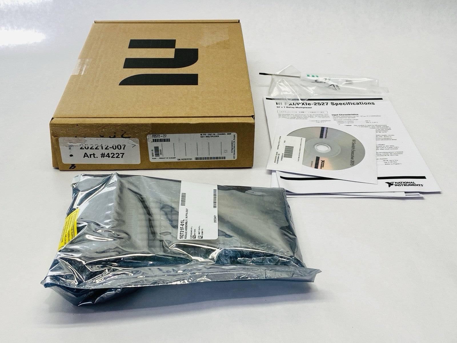 National Instruments 778572-27 32 Channel 2-Wire PXI Multiplexer Switch PXI-2527 - New - Maverick Industrial Sales