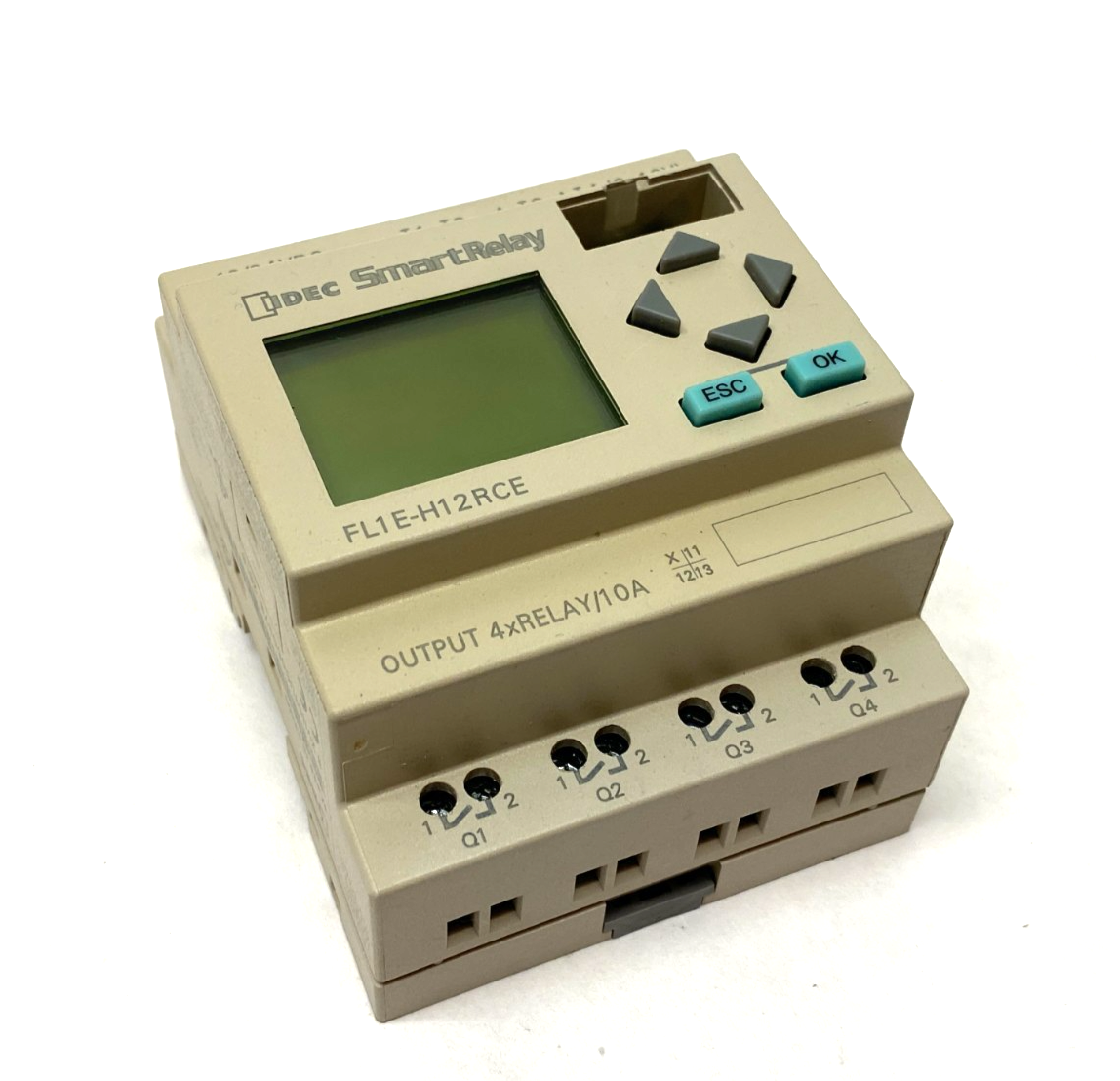 FL1E-H12RCE | IDEC SmartRelay Programmable CPU 8xDC Input, 4xRELAY/10A Output - Used - Maverick Industrial Sales