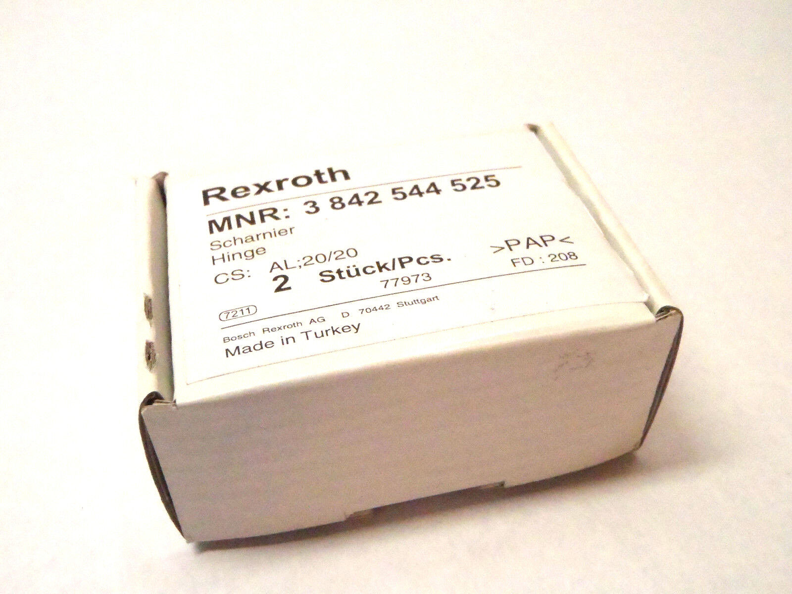 Bosch Rexroth 3842544525 Aluminum Hinges, Box of 2 Stuck/Pcs - Maverick Industrial Sales