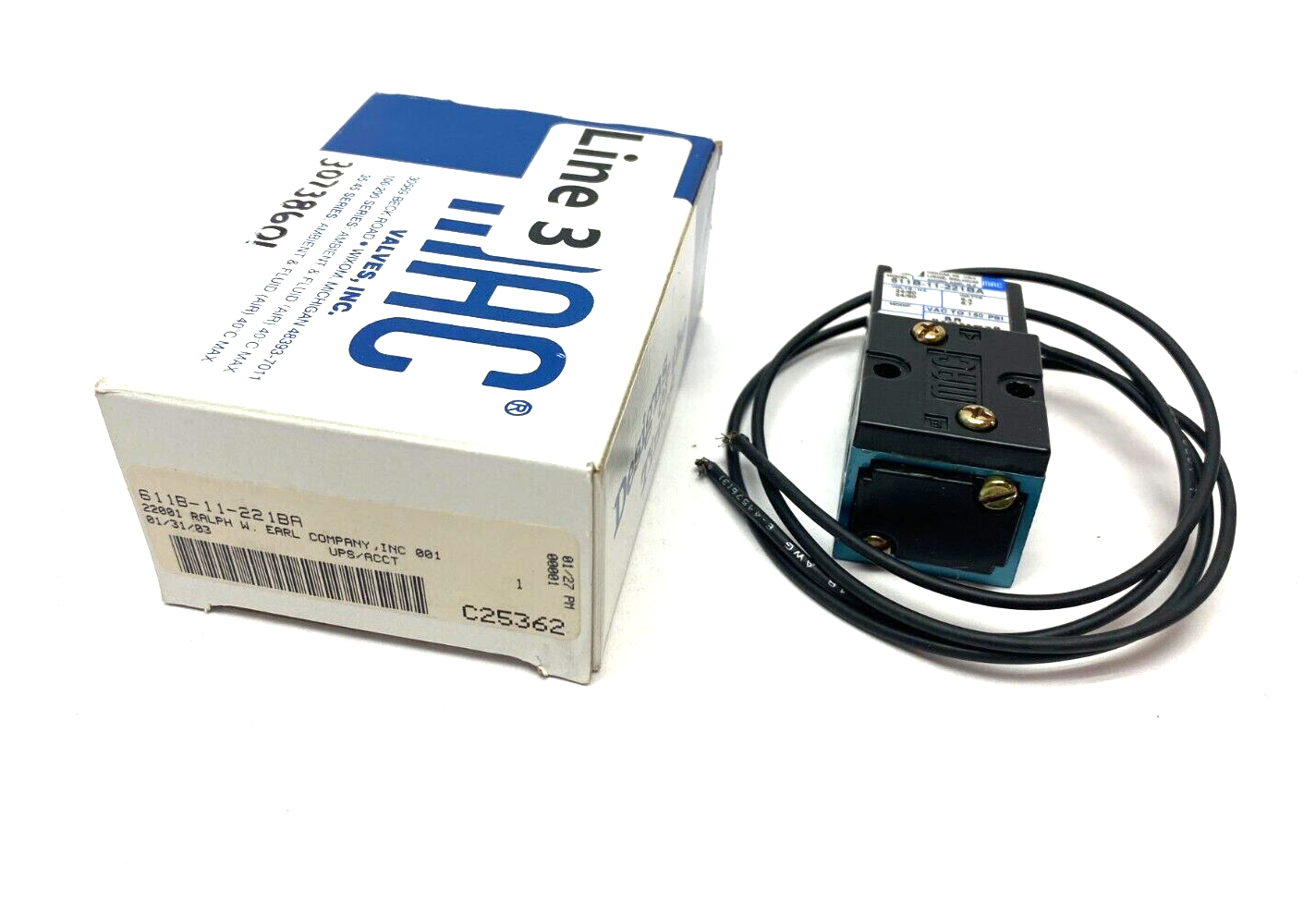 611B-11-221BA | MAC Valves Solenoid Valve 24VAC - New – Open box - Maverick Industrial Sales