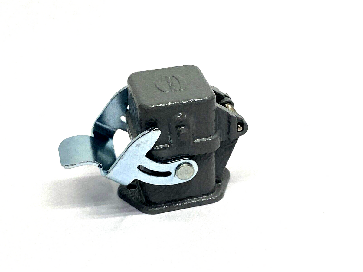 09200030306,Han 3A-HBM-SL-C,3A-HBM-SL-C | Harting 09200030306 Han 3A-HBM-SL-C Locking Connector Hood, Spring Cap w/ Seal - New Other - Maverick Industrial Sales