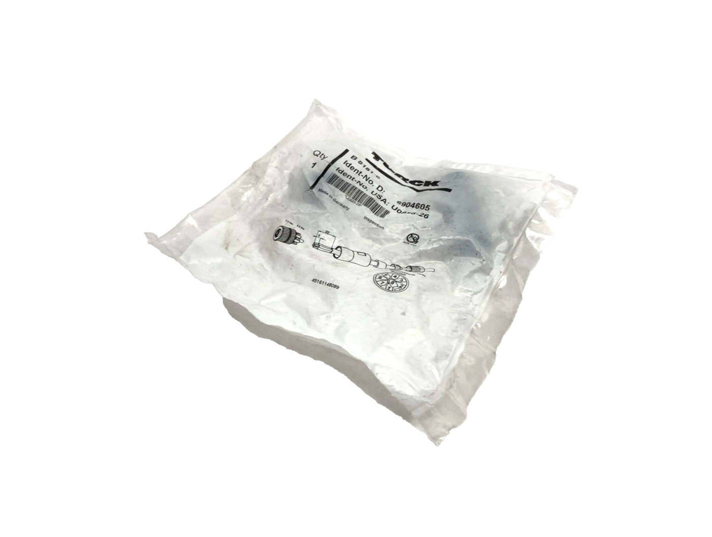 B 8181-0,U0895-26 | Turck B 8181-0 Field Wireable Connector M12 Female 8-Pin, PG9 U0895-26 - New - Maverick Industrial Sales