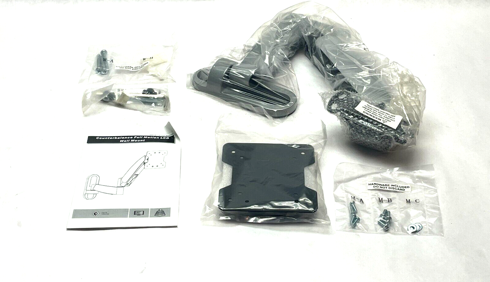 Displays2Go LMGAS1327 Articulating TV Wall Mount Bracket - Open box - Maverick Industrial Sales