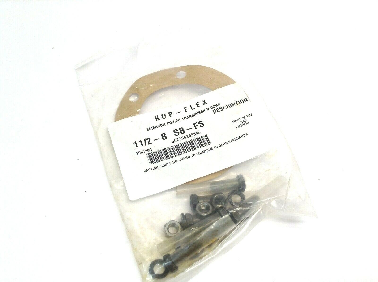 Emerson Power Transmission Corp. KOP-FLEX 11/2B SB FS Fastener Kit 1961390 - Maverick Industrial Sales