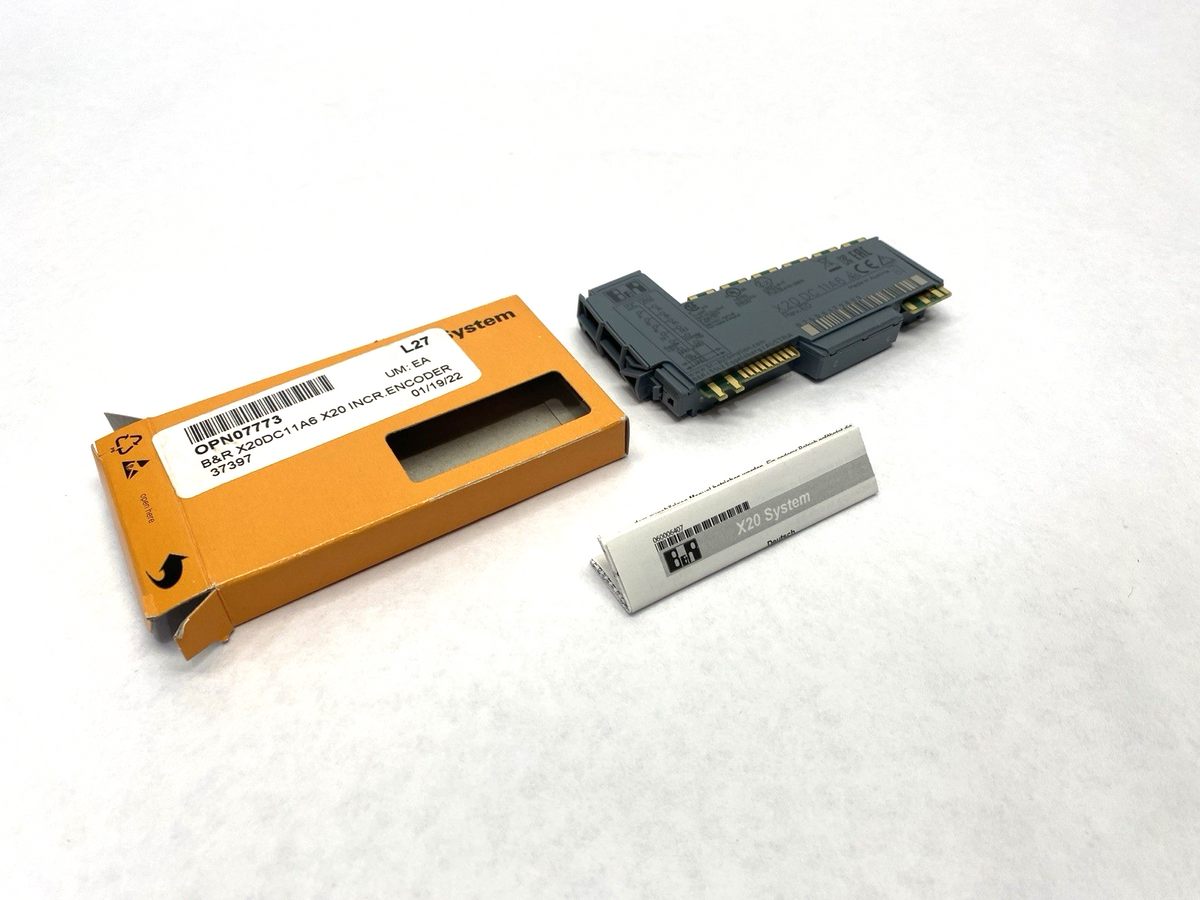 B&R Automation X20DC11A6 Rev. E0 Digital Counter Module NetTime Function 5V - Maverick Industrial Sales
