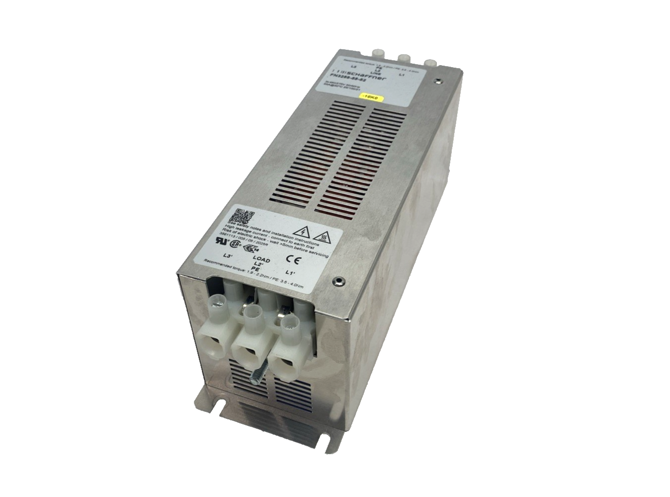Schaffner FN3258-55-52 Power Line Filter 55A 3-Phase 480V - Maverick Industrial Sales