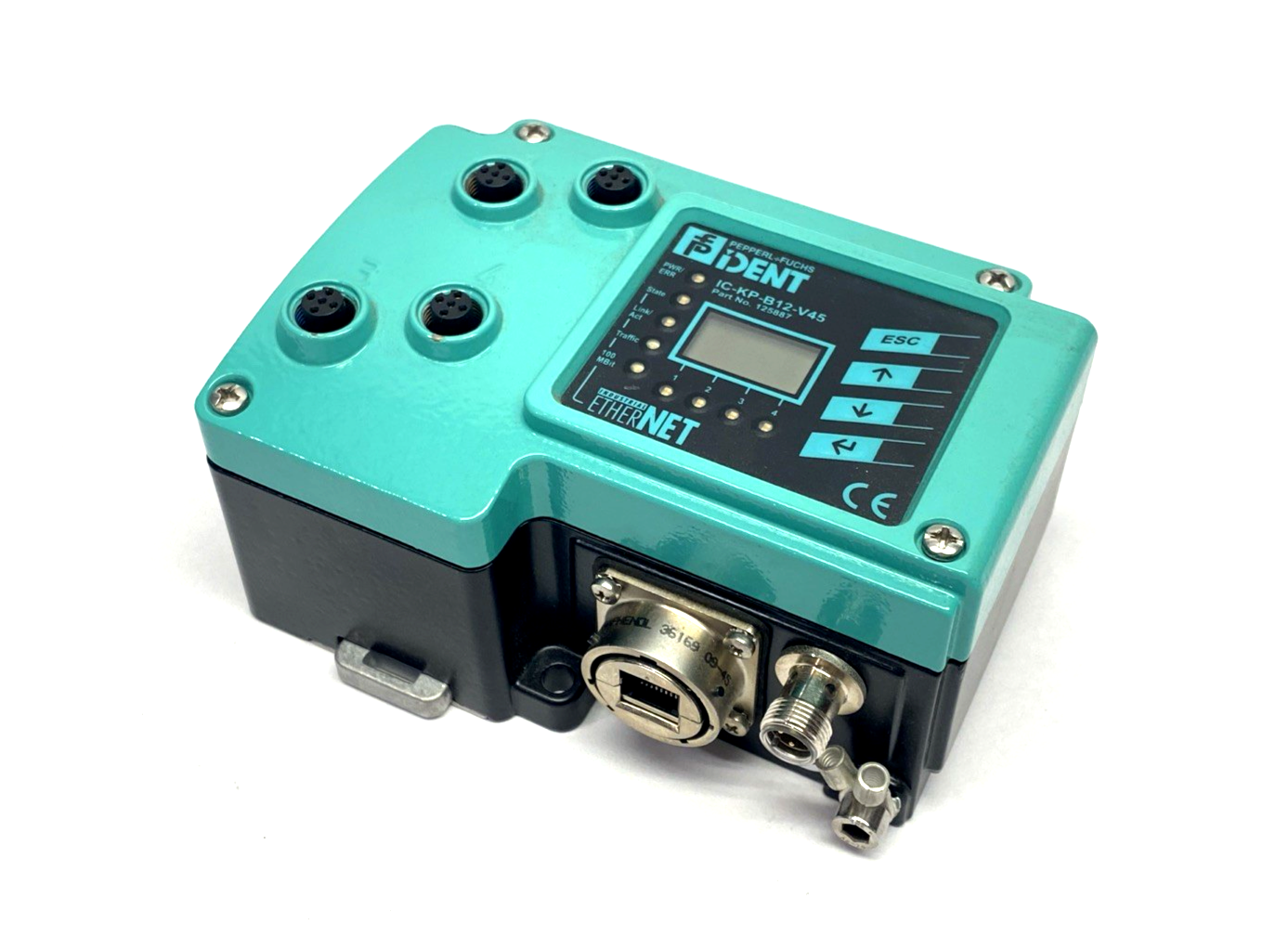 IC-KP-B12-V45 | Pepperl+Fuchs IDENT Control w/ Ethernet Interface 125887 - Used - Maverick Industrial Sales