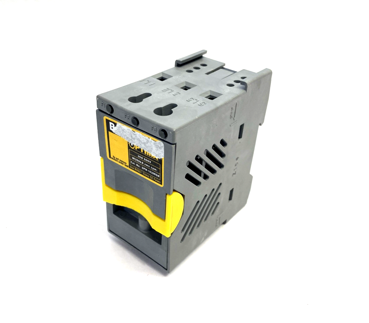 OPM-1038RSW | Bussmann Optima Series Fuse Holder 3P 30A 600V NO FUSES - Used - Maverick Industrial Sales