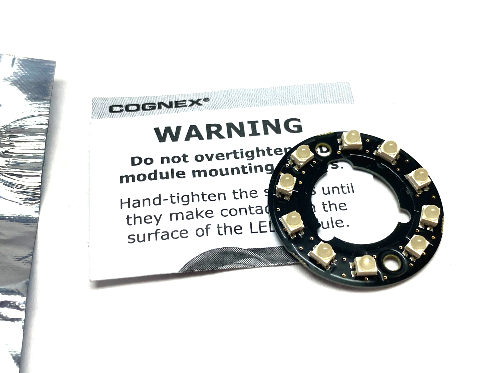 Cognex CKR-IRRL-00 Circular Infrared Illumination Module 820-0183-1R - New – Open box - Maverick Industrial Sales