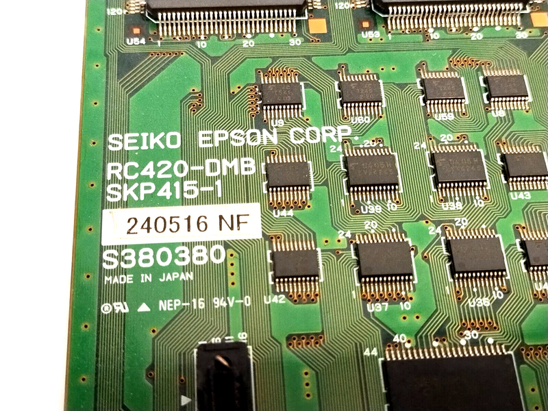 Seiko Epson SKP415-1 RC420 Robot Controller Main Board RC420-DMB - Maverick Industrial Sales