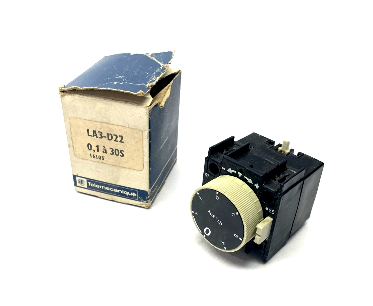 Telemecanique LA3-D22 A65 Time Delay Module 0.1-30 Seconds - Maverick Industrial Sales