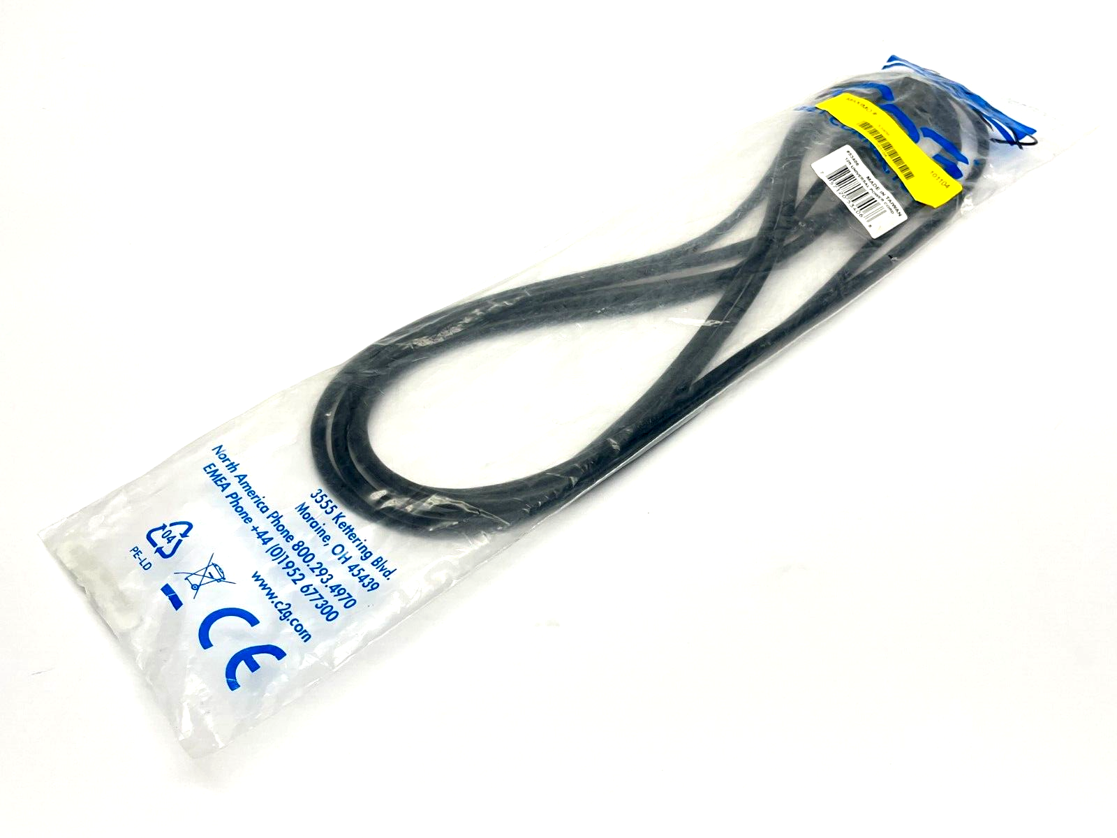 53406 | C2G Universal Power Cord 12ft - New - Maverick Industrial Sales