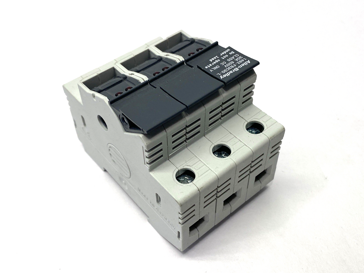 1492-FB3C30-L | Allen Bradley Ser. B Fuse Holder 3-Pole 600VAC 30A- Used - Maverick Industrial Sales