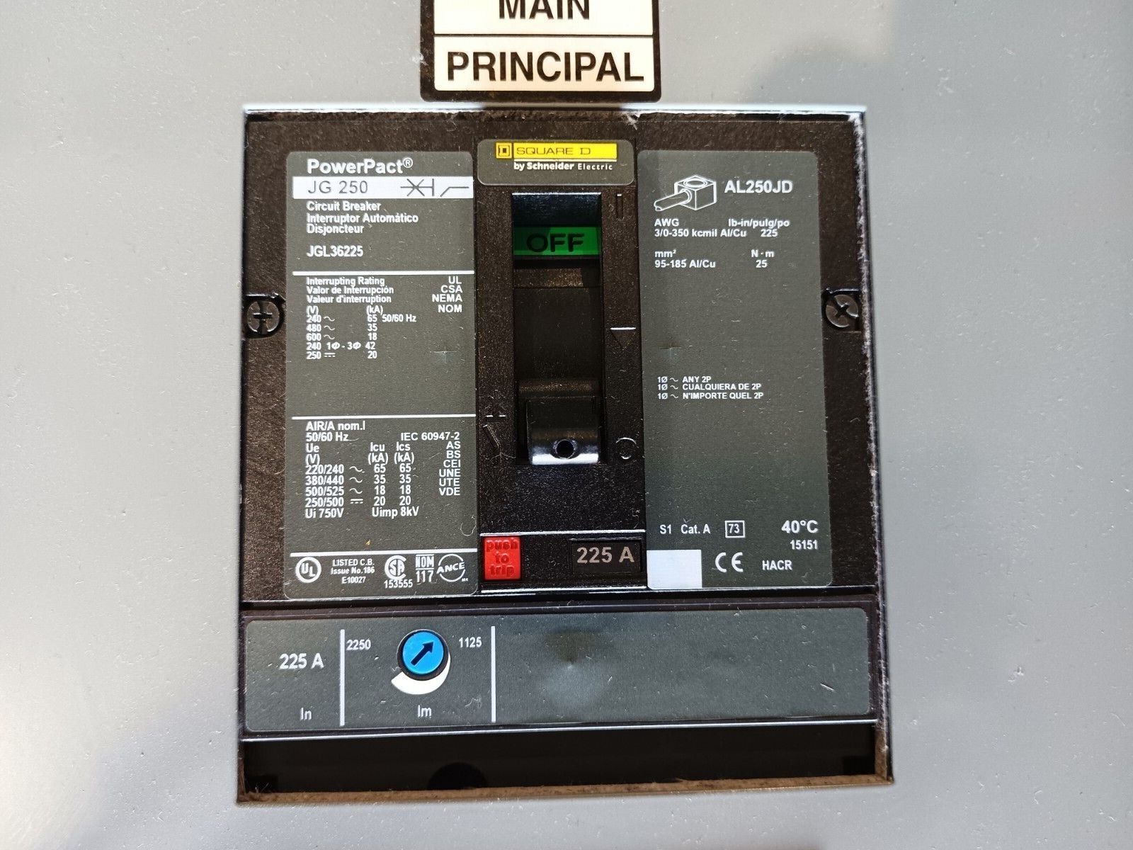 Square D 225A Integrated Power Center 2 (IPC2) Transformer Combo 480/277V 75KVA - Maverick Industrial Sales
