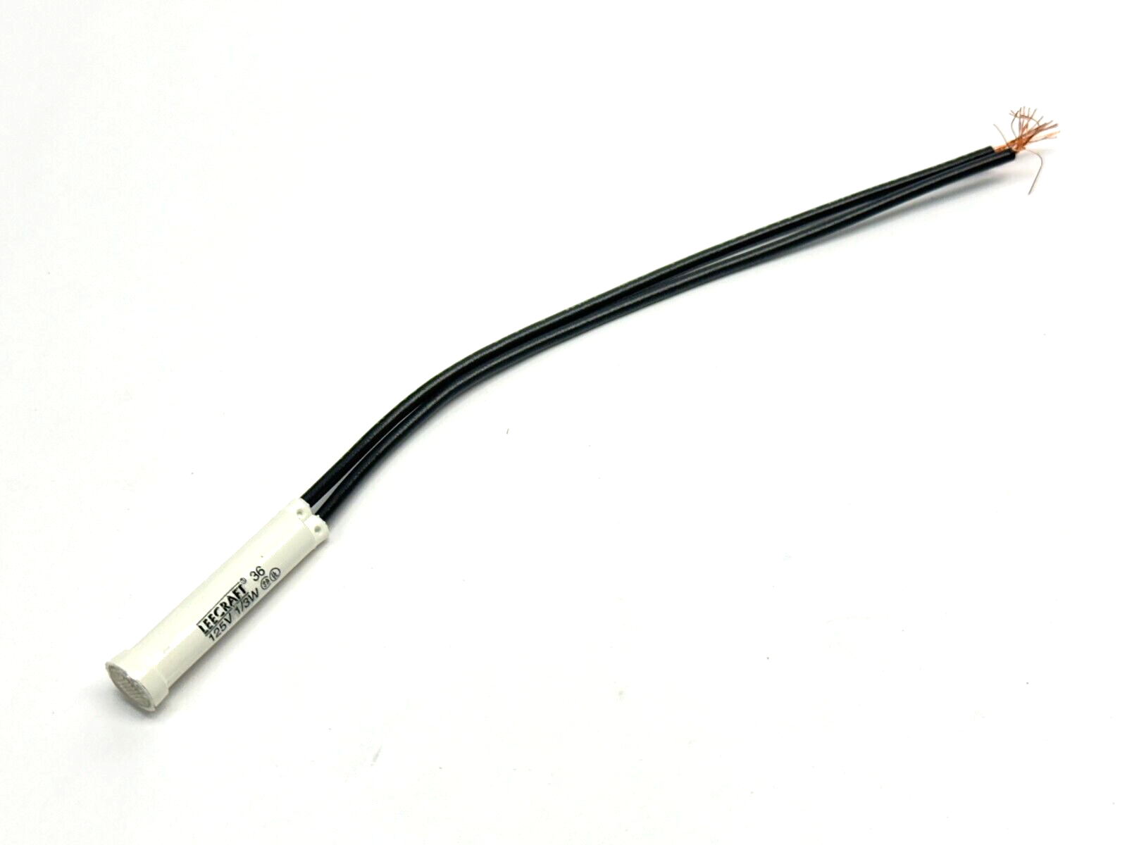 LEECRAFT 36N-2115 White Indicator Lamp 125V 0.33W - New – Open box - Maverick Industrial Sales