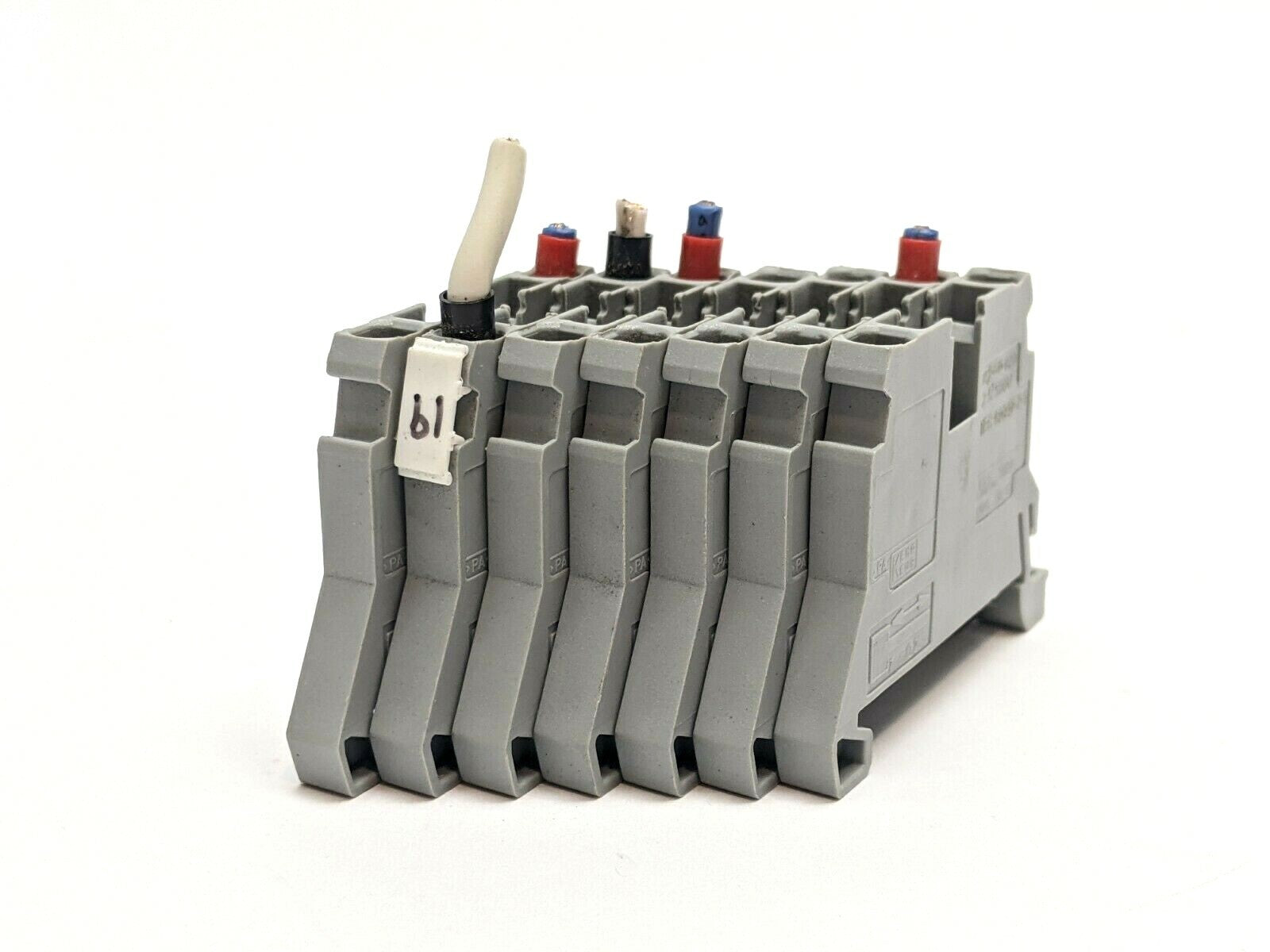 Wago 870-901 Through Terminal Block 2.5mm LOT OF 7 - Used - Maverick Industrial Sales