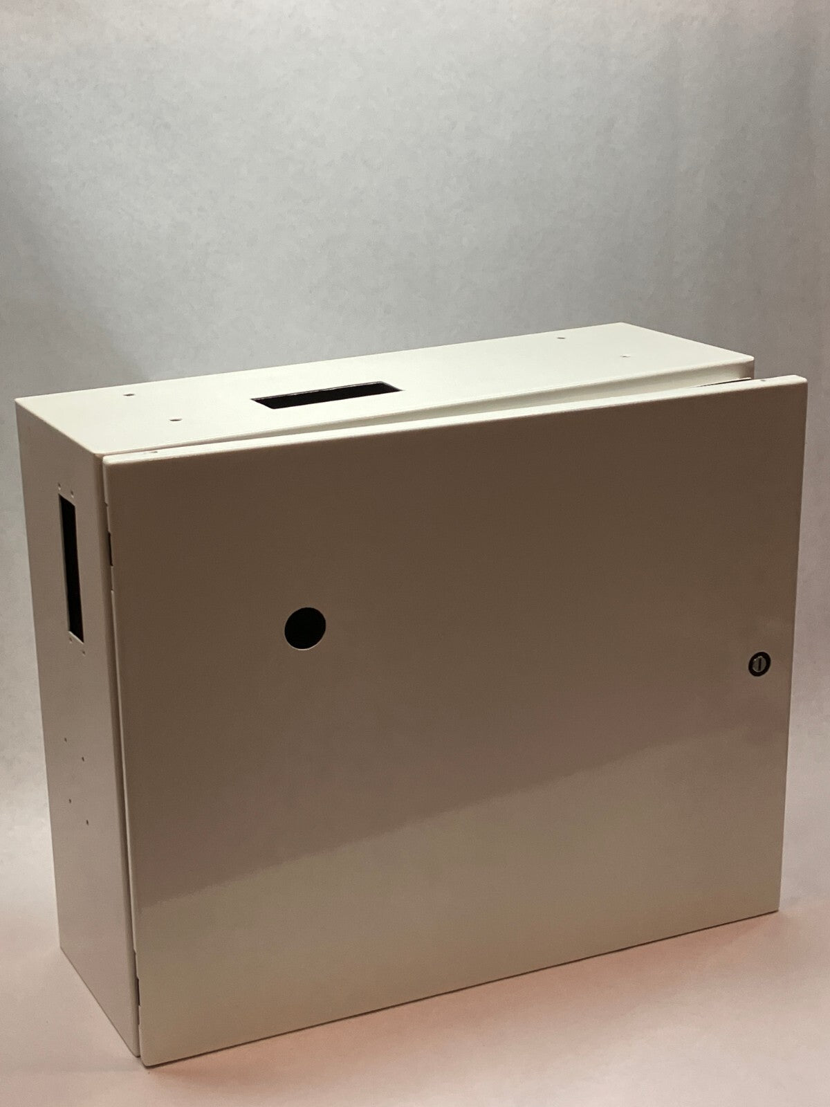 Hoffman CSD20248 Concept Single Door Enclosure 20" x 24" x 8", White, Steel - Used - Maverick Industrial Sales