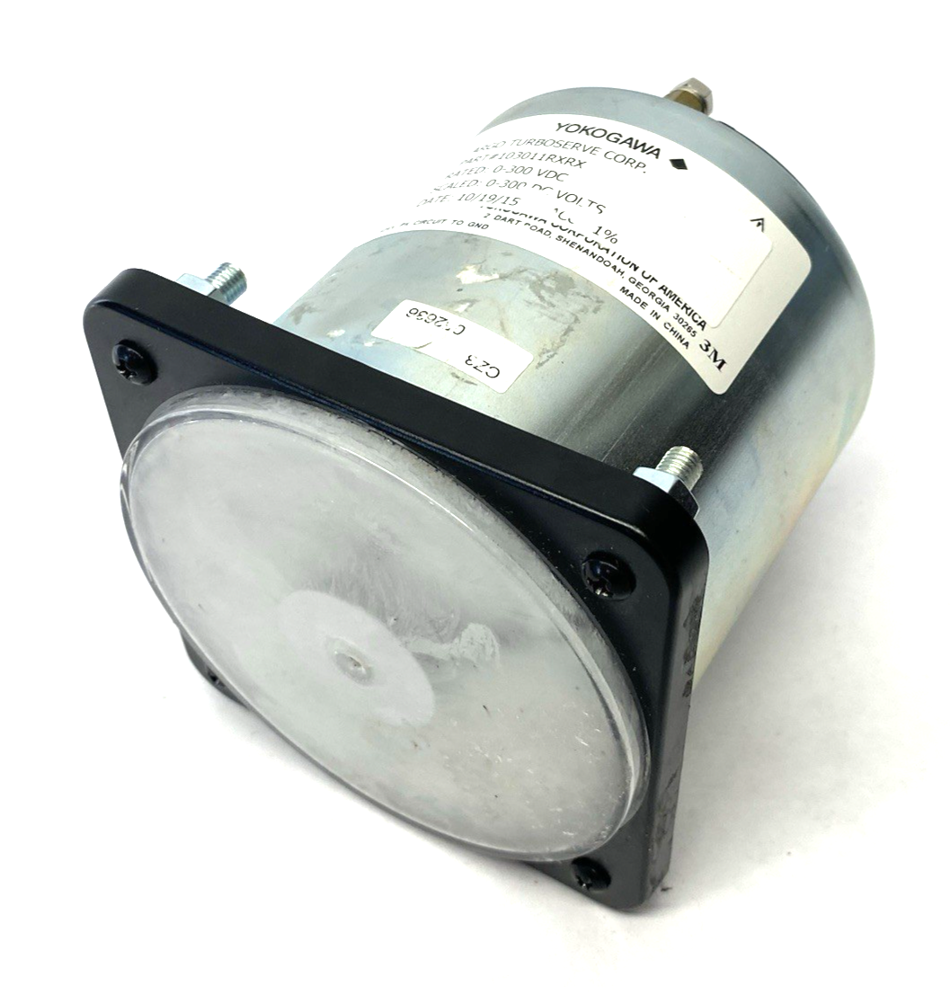 Yokogawa 103011RXRX Panel Meter 0-300VDC NEEDS NEW FRONT PLASTIC SHIELD/FACE - Maverick Industrial Sales