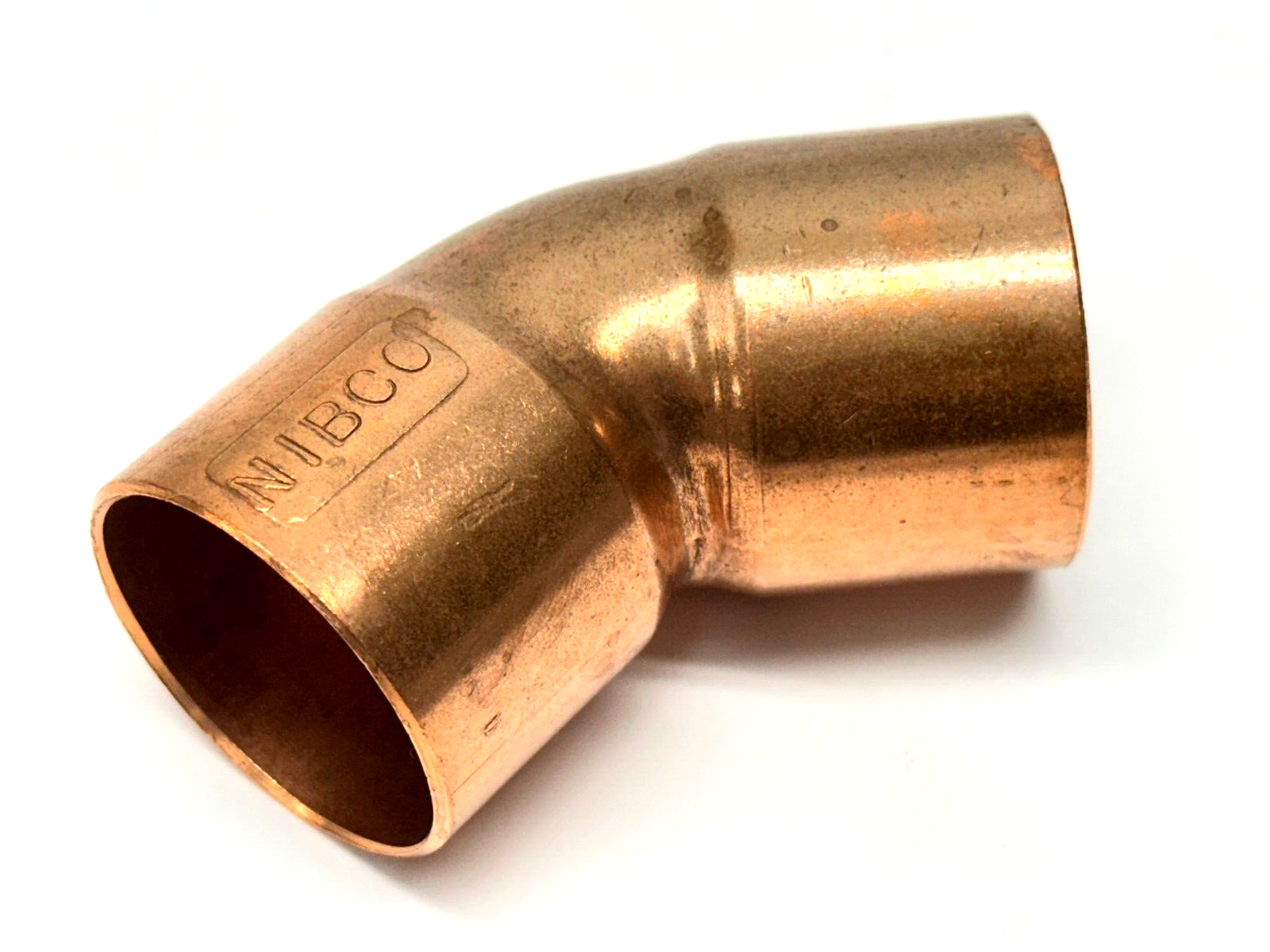 Nibco W01370D 1-1/4 45 Degree Elbow Copper CxC - New – Open box - Maverick Industrial Sales