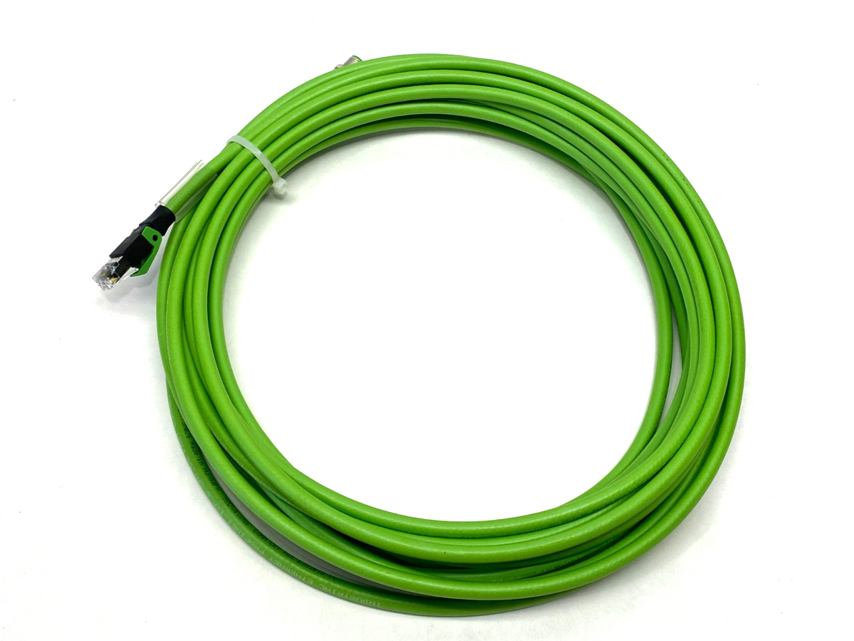 Murrelektronik 7000-44711-7961000 Double End Ethernet Cable M12 RJ45 4-Pole 10m - Maverick Industrial Sales