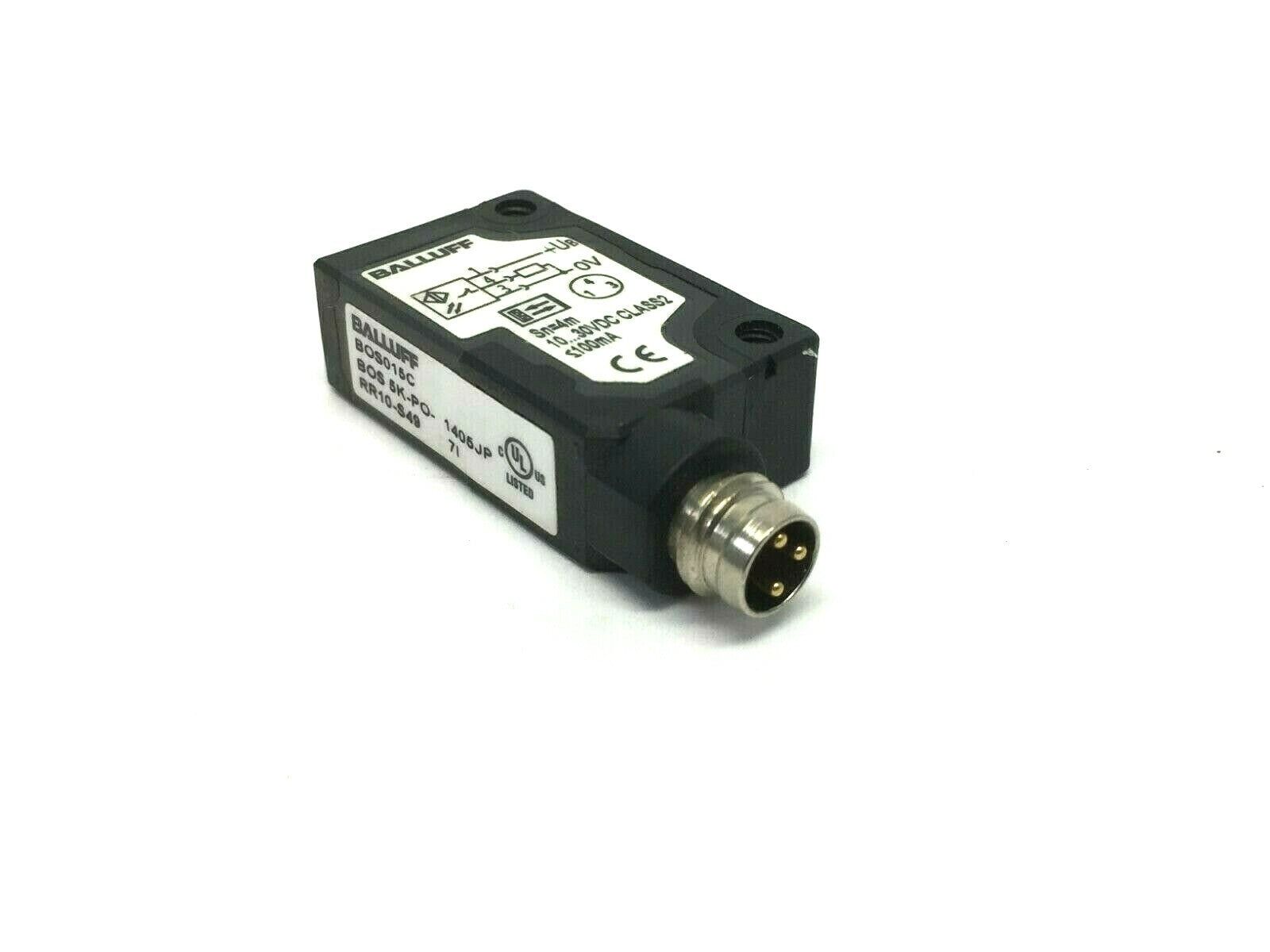 Balluff BOS 5K-PO-RR10-S49 Retroreflective Sensor BOS015C - Used - Maverick Industrial Sales