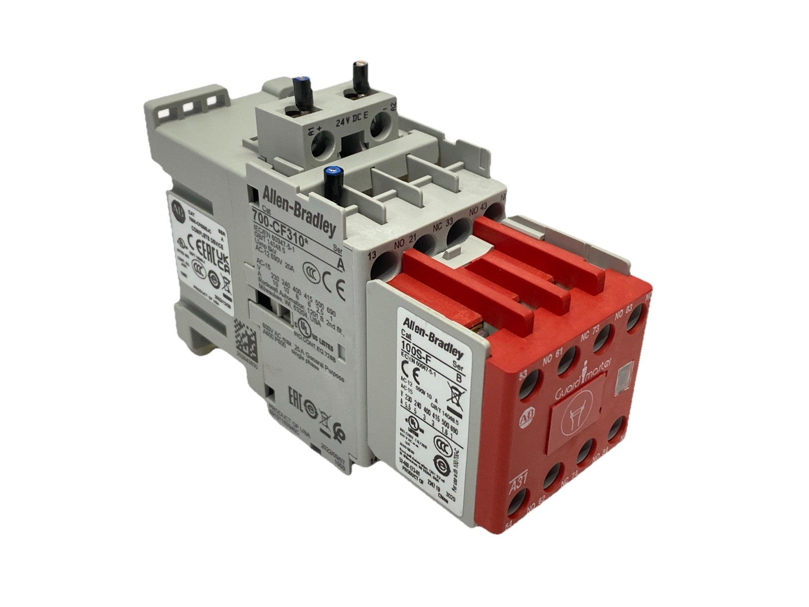 Allen Bradley 700S-CF620EJC Ser A Industrial Safety Control Relay 24VDC Coil - Maverick Industrial Sales