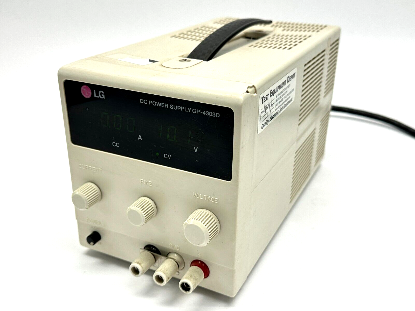 LG GP-4303D DC Digital Power Supply 0-3A 0-30VDC - Used - Maverick Industrial Sales
