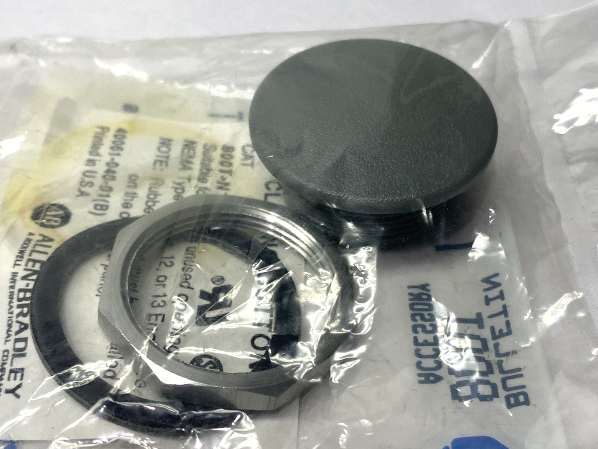 800T-N1 Ser. T | Allen Bradley Gray Push Button Accessory 30mm Type 4, 4X, 13 - New - Maverick Industrial Sales