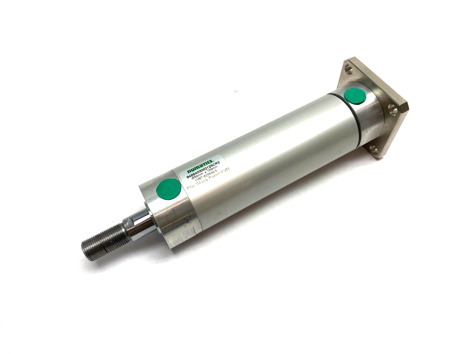 1M6T-622646-5, 8488A5SM0125CR2 | Numatics 8488A5SM0125CR2 Round Air Cylinder 1M6T-622646-5 PMax 150 psig - Used - Maverick Industrial Sales