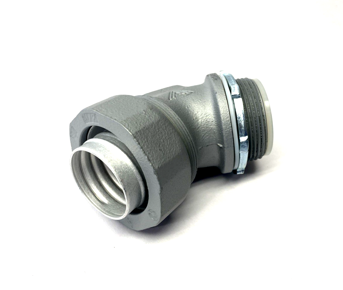 Appleton STB-45150 45 Degree Liquid Tight Conduit Connector 1-1/2" - Maverick Industrial Sales