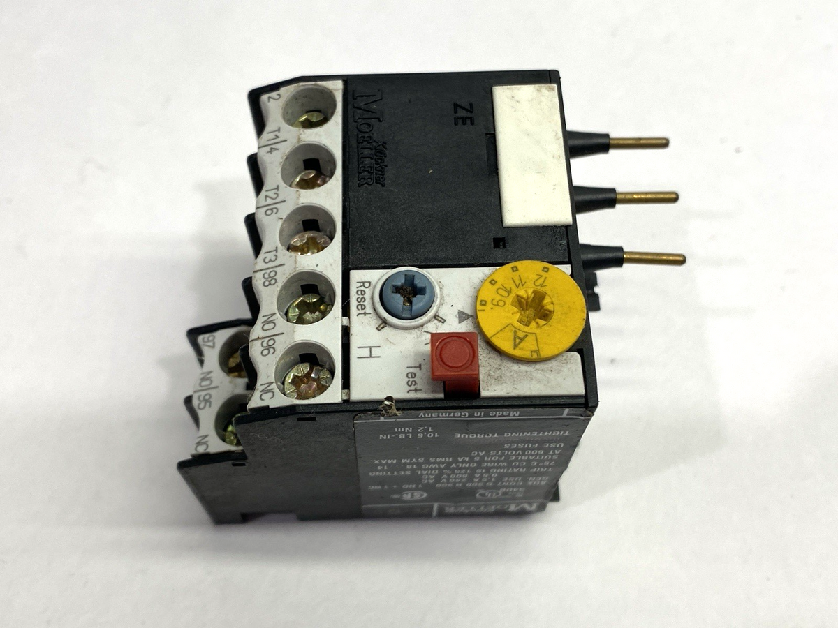 ZE-12 | Moeller Thermal Overload Relay 12A 014752 - Used - Maverick Industrial Sales