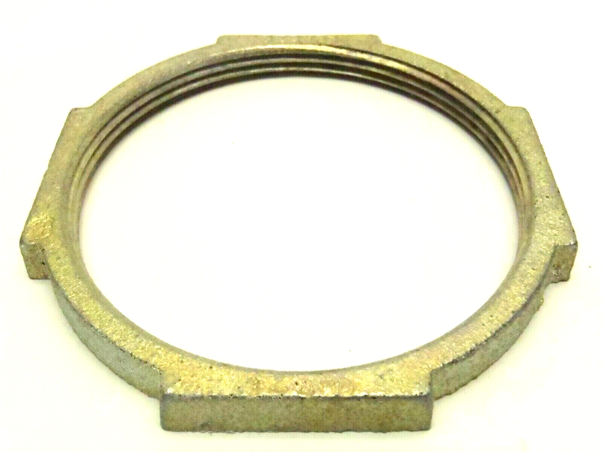 OZ Gedney 1-400 Locknut 4" Inch Zinc Plated - Maverick Industrial Sales