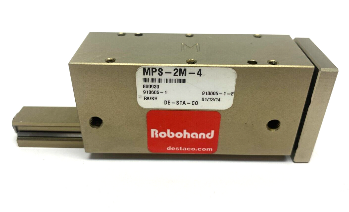 MPS-2M-4 | Destaco Robohand Miniature Dual-V Roller Bearing Slide Magnetic Piston - New Other - Maverick Industrial Sales