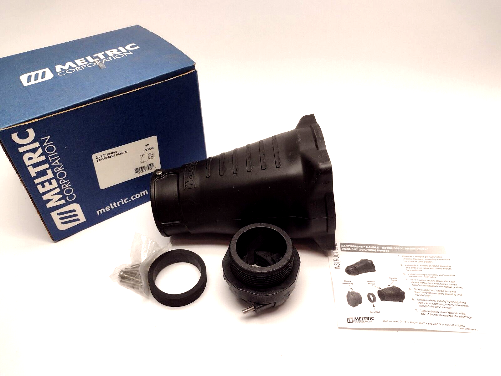 Meltric 35-2A013-D49 Santoprene Handle 784474674591 - New - Maverick Industrial Sales