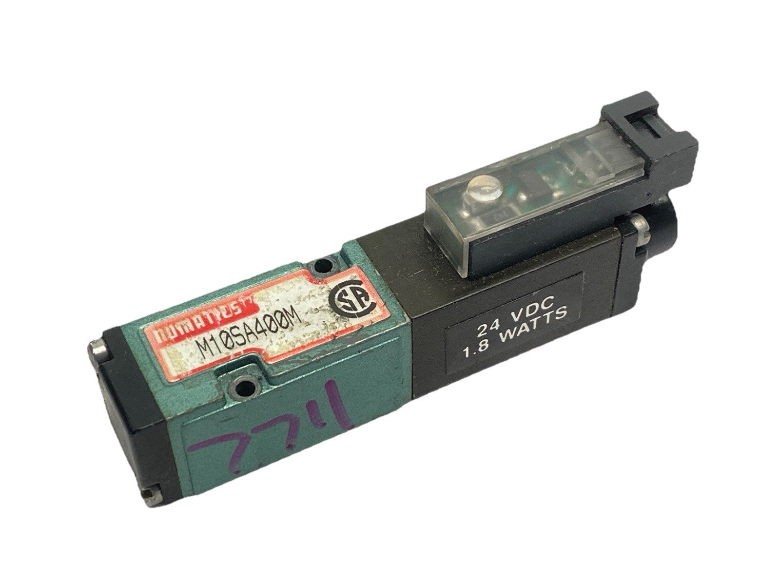 M10SA400M | Numatics Pneumatic Solenoid Valve 24VDC - Used - Maverick Industrial Sales
