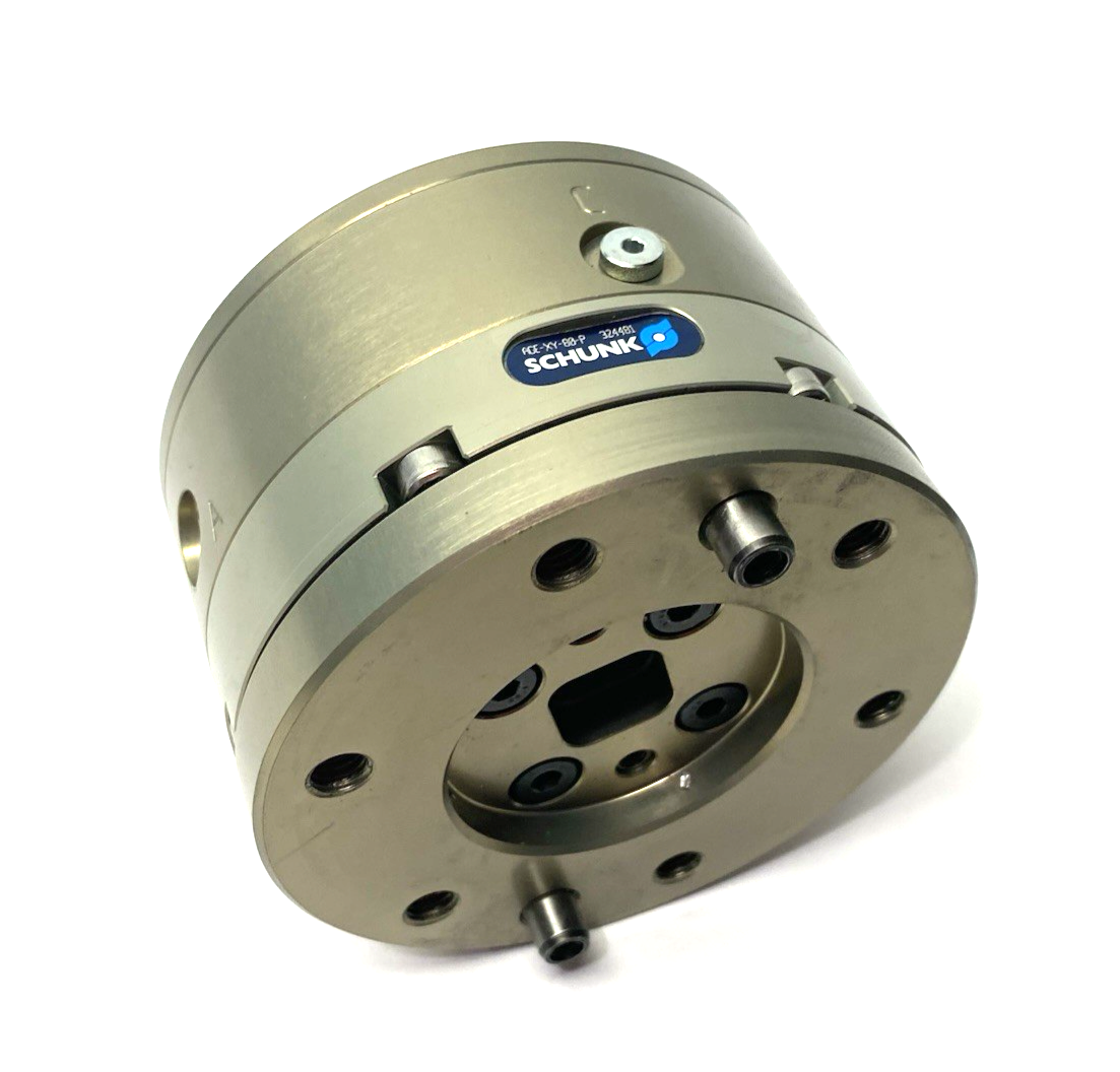 AGE-XY-80-P | Schunk Two-Axis Lateral Compensation Unit ± 4 mm 324481 - Used - Maverick Industrial Sales