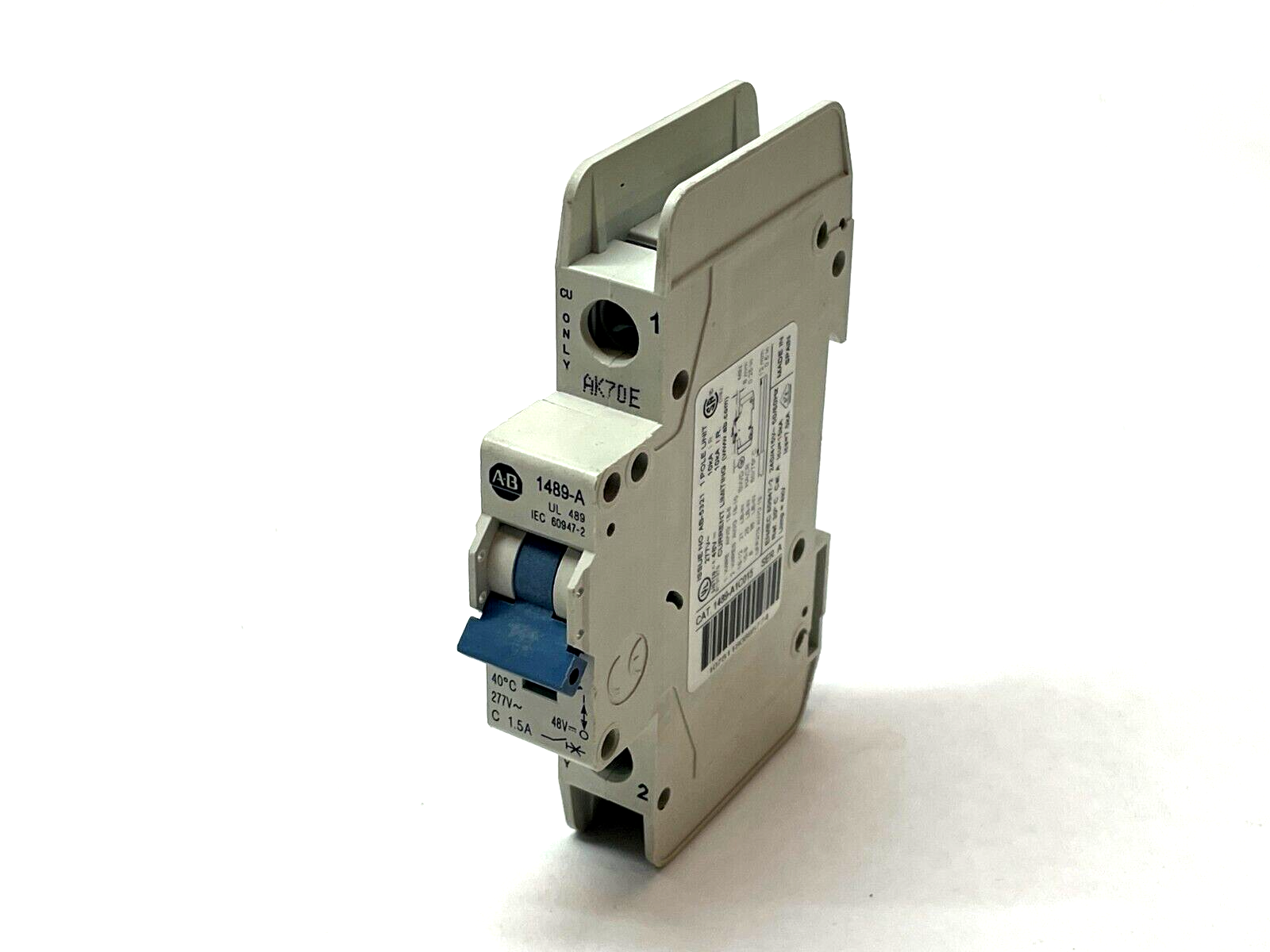 1489-A1C015 | Allen Bradley Ser. A Circuit Breaker - Used - Maverick Industrial Sales