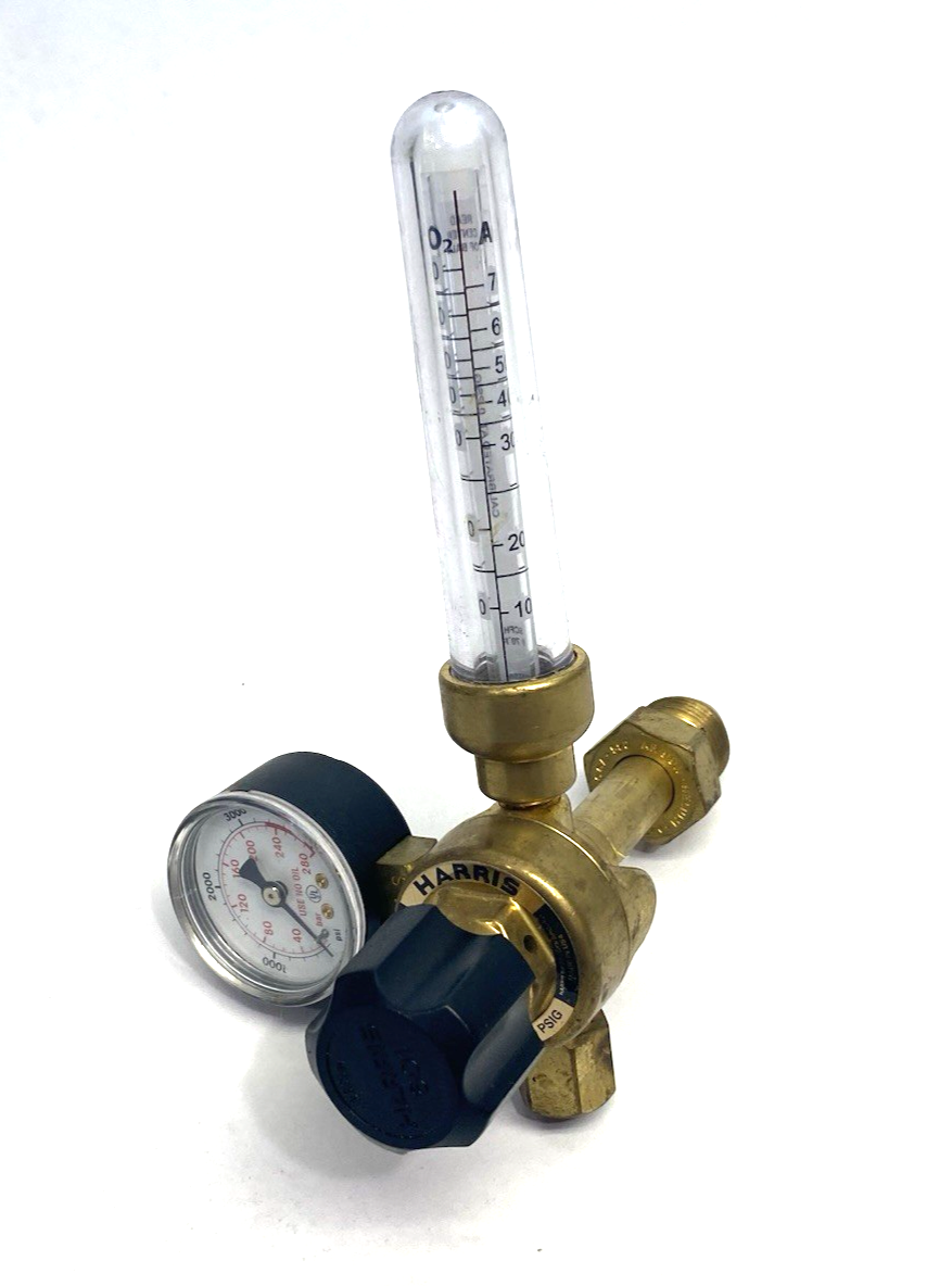 Harris Model 351 Argon CO2 Zero Compensated Cylinder Flowmeter Regulator 3100331 - Maverick Industrial Sales