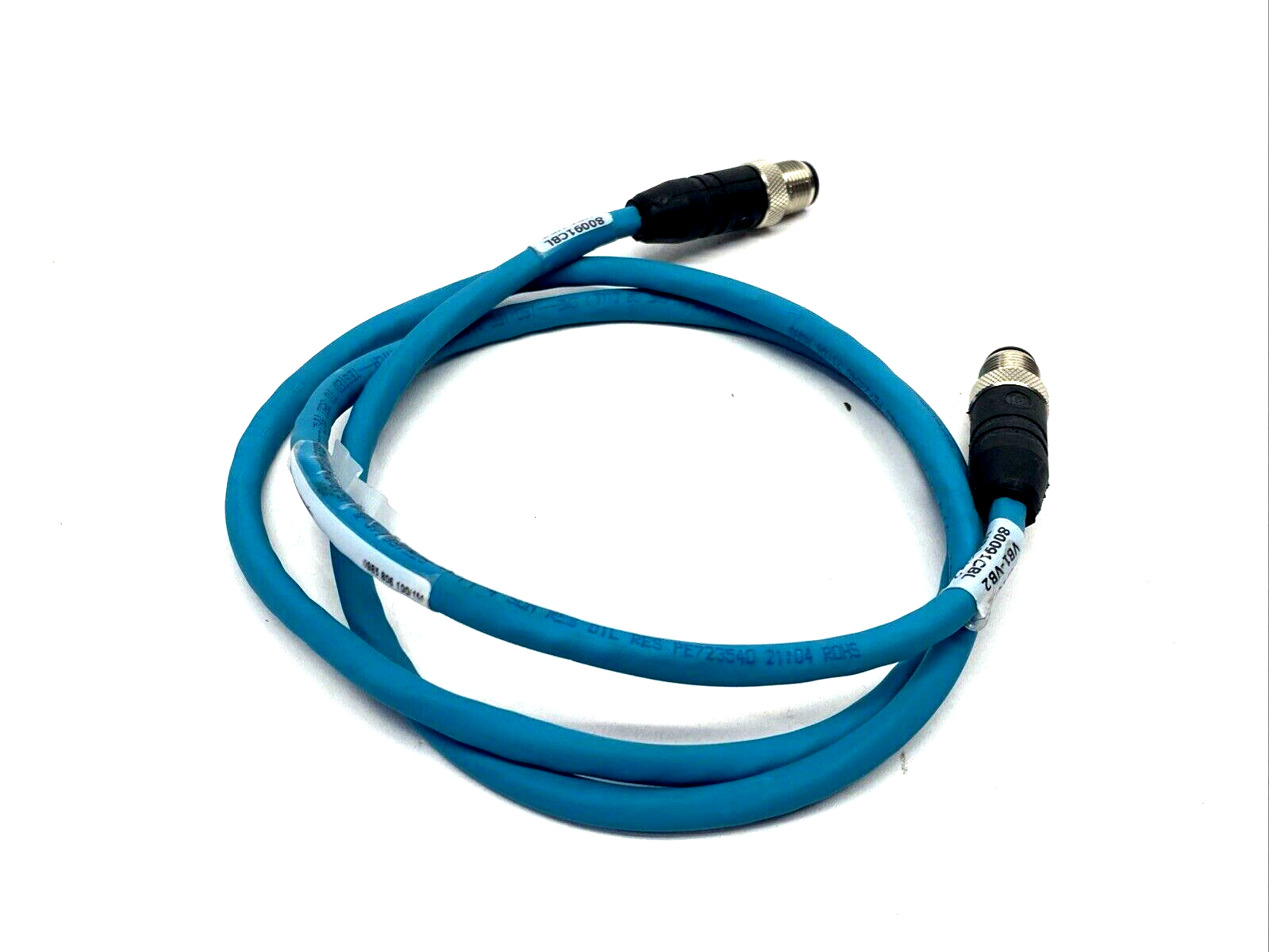 Lumberg Automation 0985 806 100/1M Ethernet Cordset M12 Male 4-Pin 1m 900004052 - Maverick Industrial Sales