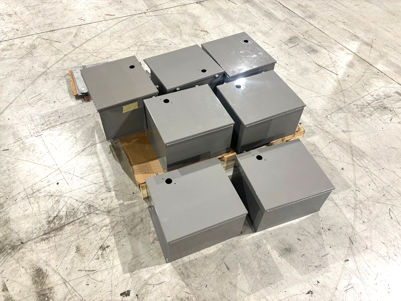 Saginaw Control SCE-161410CHNF Industrial Electrical Enclosure 3R,12,3 LOT OF 7 - Used - Maverick Industrial Sales