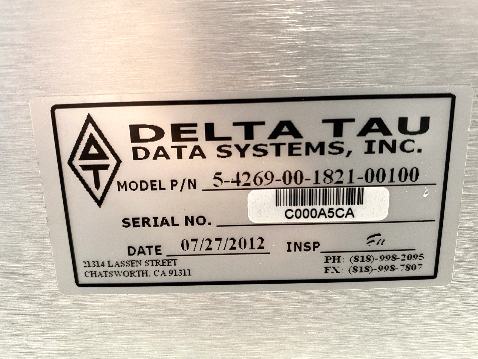 Delta Tau 5-4269-00-1821-00100 AC Power Supply 240V - For parts or not working - Maverick Industrial Sales