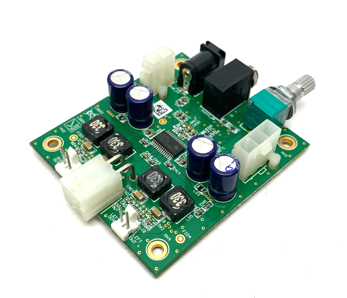 MA-2001 | Misco Amplifiers 2 Channel, 25W, PCB Style Amplifier with Volume Control - New – Open box - Maverick Industrial Sales