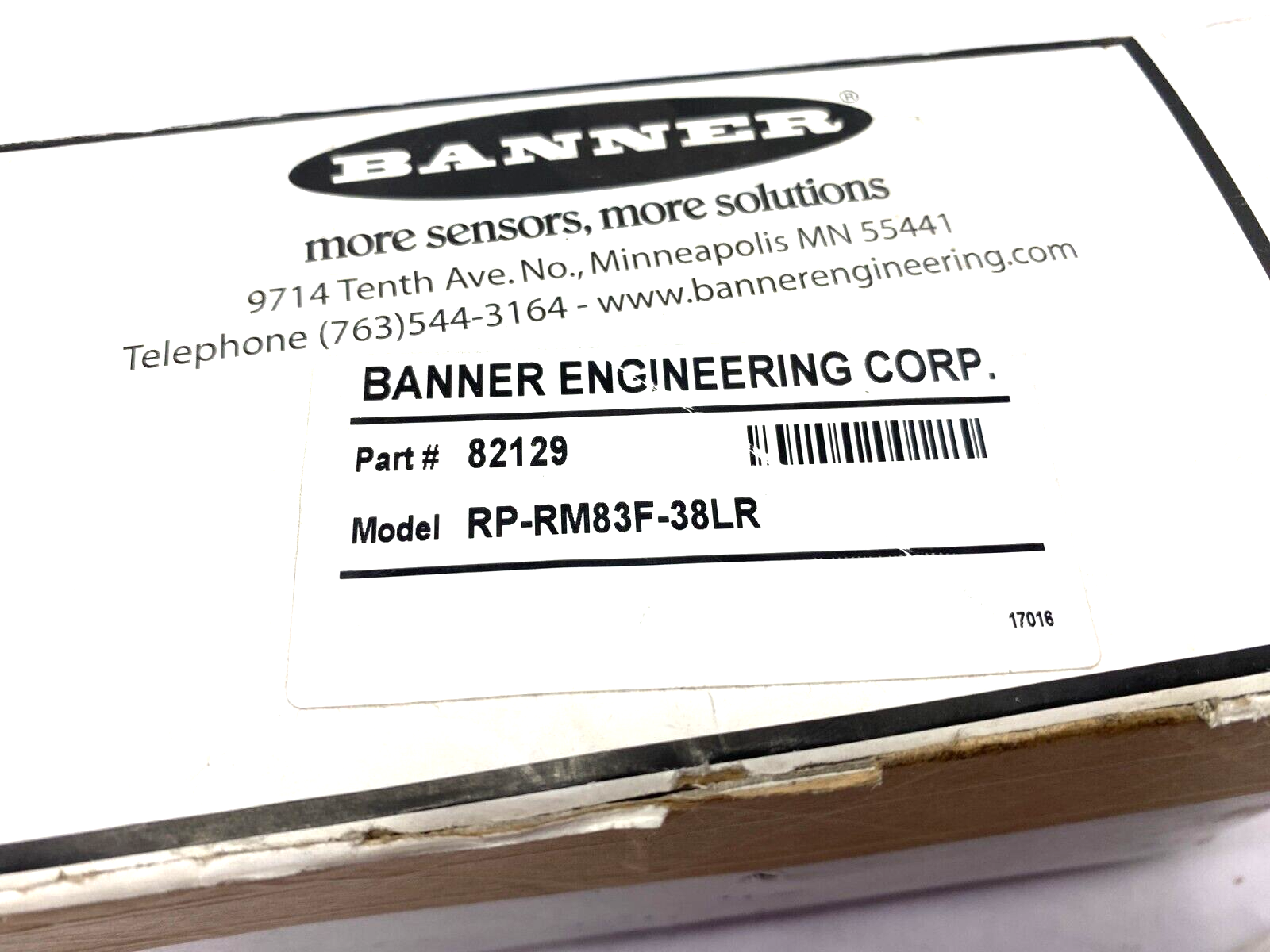 Banner RP-RM83F-38LR Heavy Duty Emergency Stop Rope Pull Module 2 NO, 2NC 82129 - New – Open box - Maverick Industrial Sales