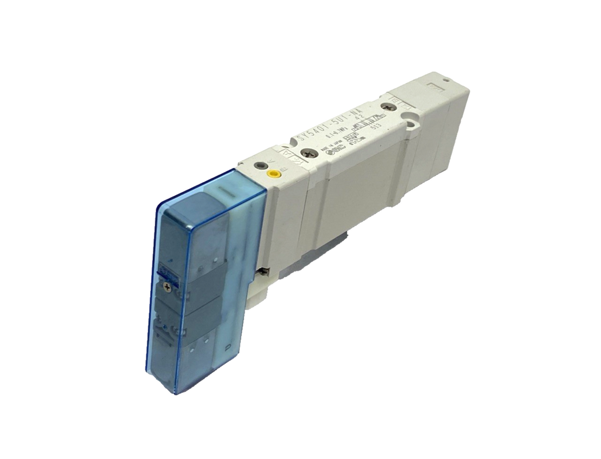 SY5401-5U1-NA | SMC Solenoid Valve, 5-Port 3-Pos. Exhaust Center, Internal Pilot - New – Open box - Maverick Industrial Sales