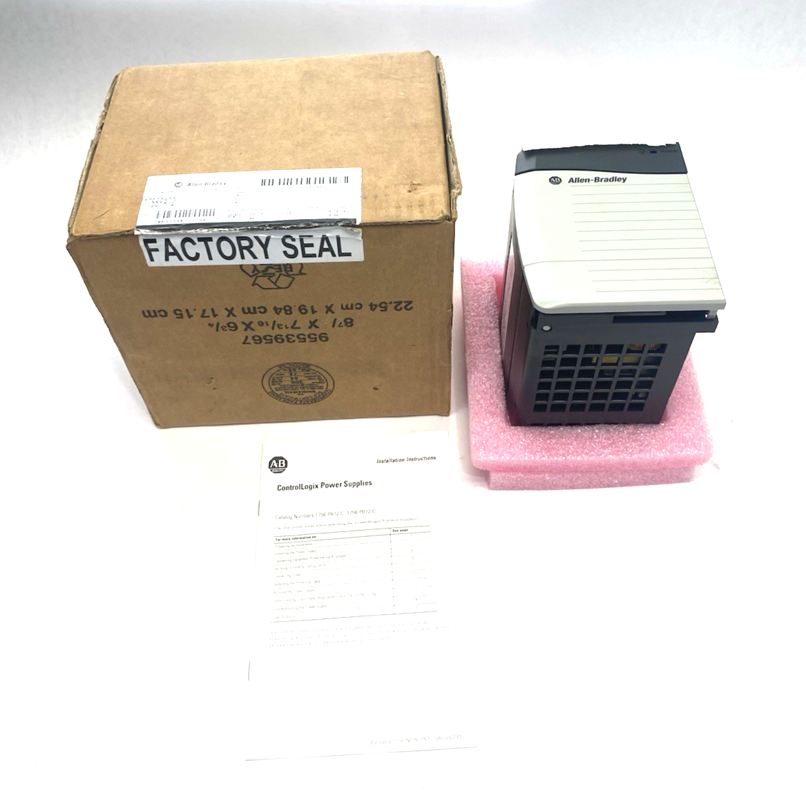 Allen Bradley 1756-PA72 Ser. C ControlLogix AC Power Supply - Maverick Industrial Sales