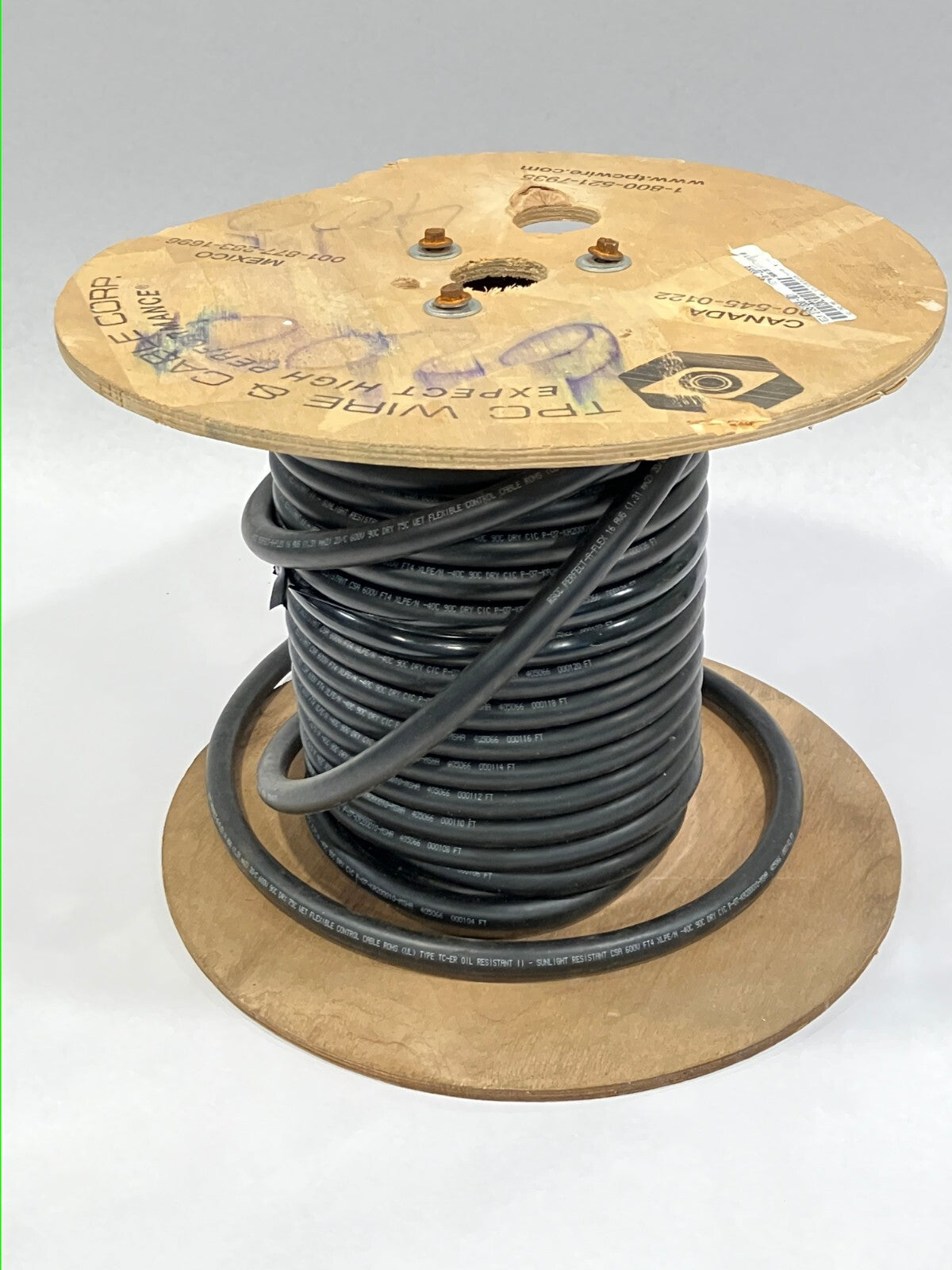 RSCC 16 AWG 20C Perfect-A-Flex Control Cable Type TC-ER 600V 10' FT - New – Open box - Maverick Industrial Sales