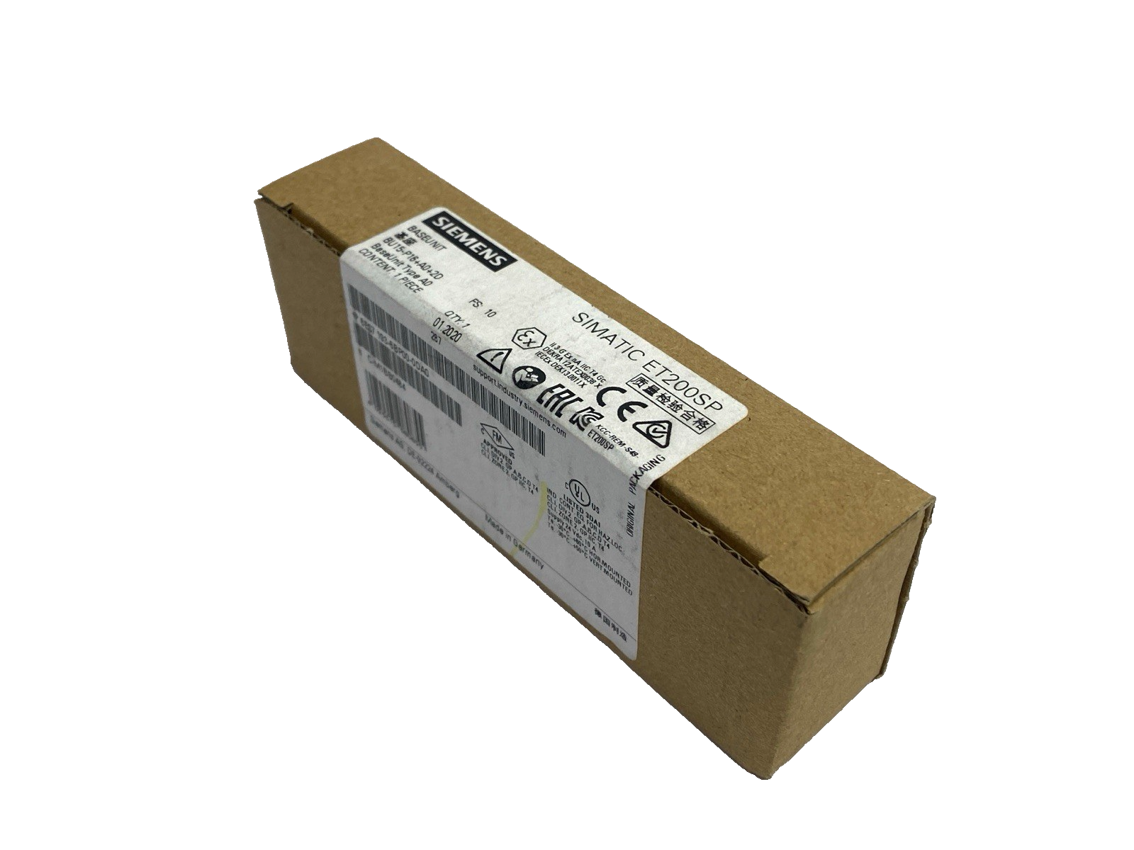 Siemens 6ES7 193-6BP00-0DA0 SIMATIC ET200SP Base Unit BU Type A0 - Maverick Industrial Sales